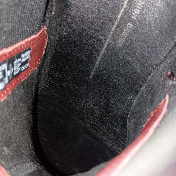 ECCO Soft 7 Women's Incise Chelsea Boots Leather Red Wine Size EU 39 US 8 - 8.5 - Picture 9 of 16